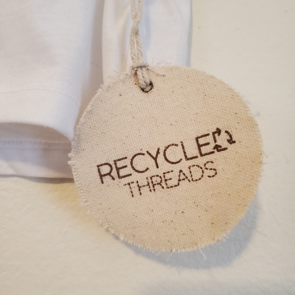 Recycled Threads Cropped "Tennis" T-Shirt - Picture 3 of 7